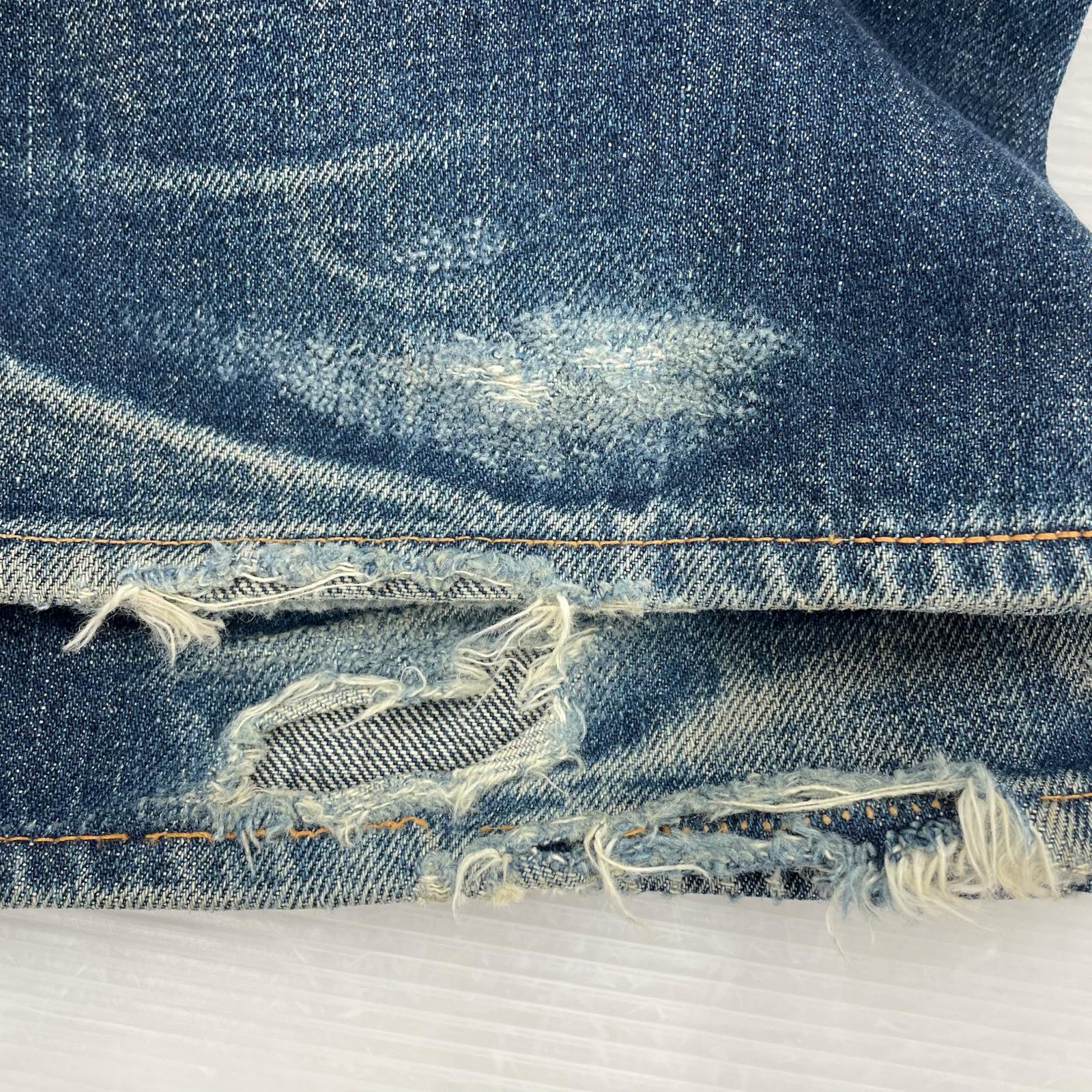 デニムパンツ ビックカモメ W29 28 ネイビー