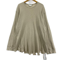 半袖Ｔシャツ ANCELLM 25AW AGEWAFFLECREWLSTSHIRT anc-ct134 （2） 2 ベージュ