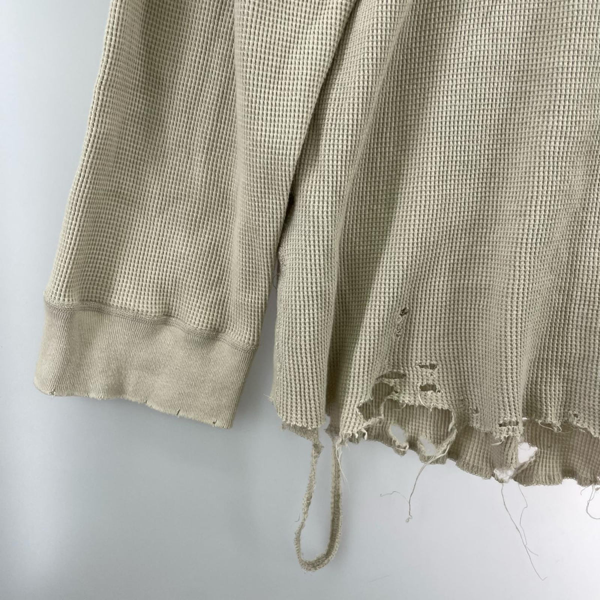半袖Ｔシャツ ANCELLM 25AW AGEWAFFLECREWLSTSHIRT anc-ct134 （2） 2 ベージュ