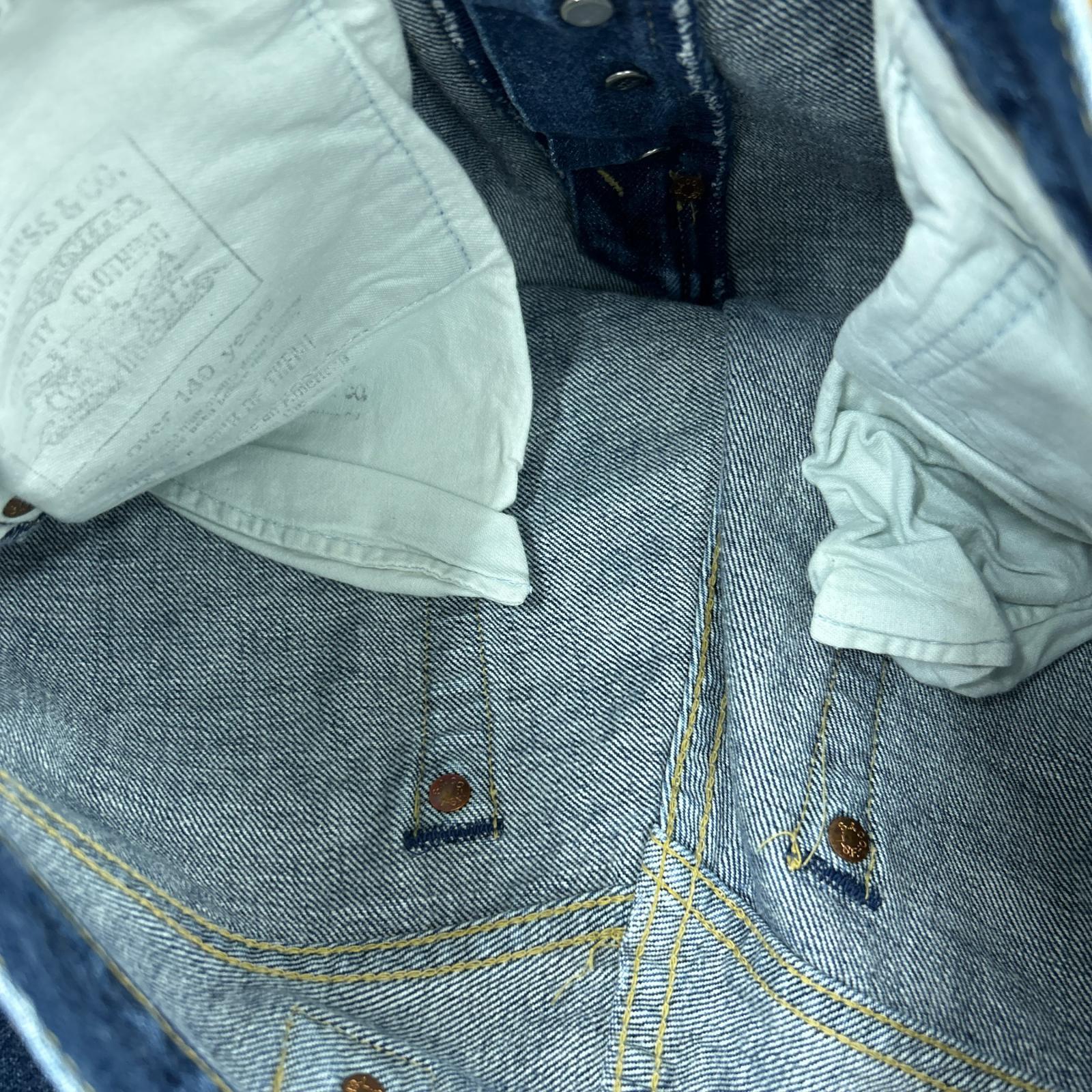 デニムパンツ 90s 702XX 復刻 日本製 ﾃﾞﾆﾑﾊﾟﾝﾂ 30 ネイビー