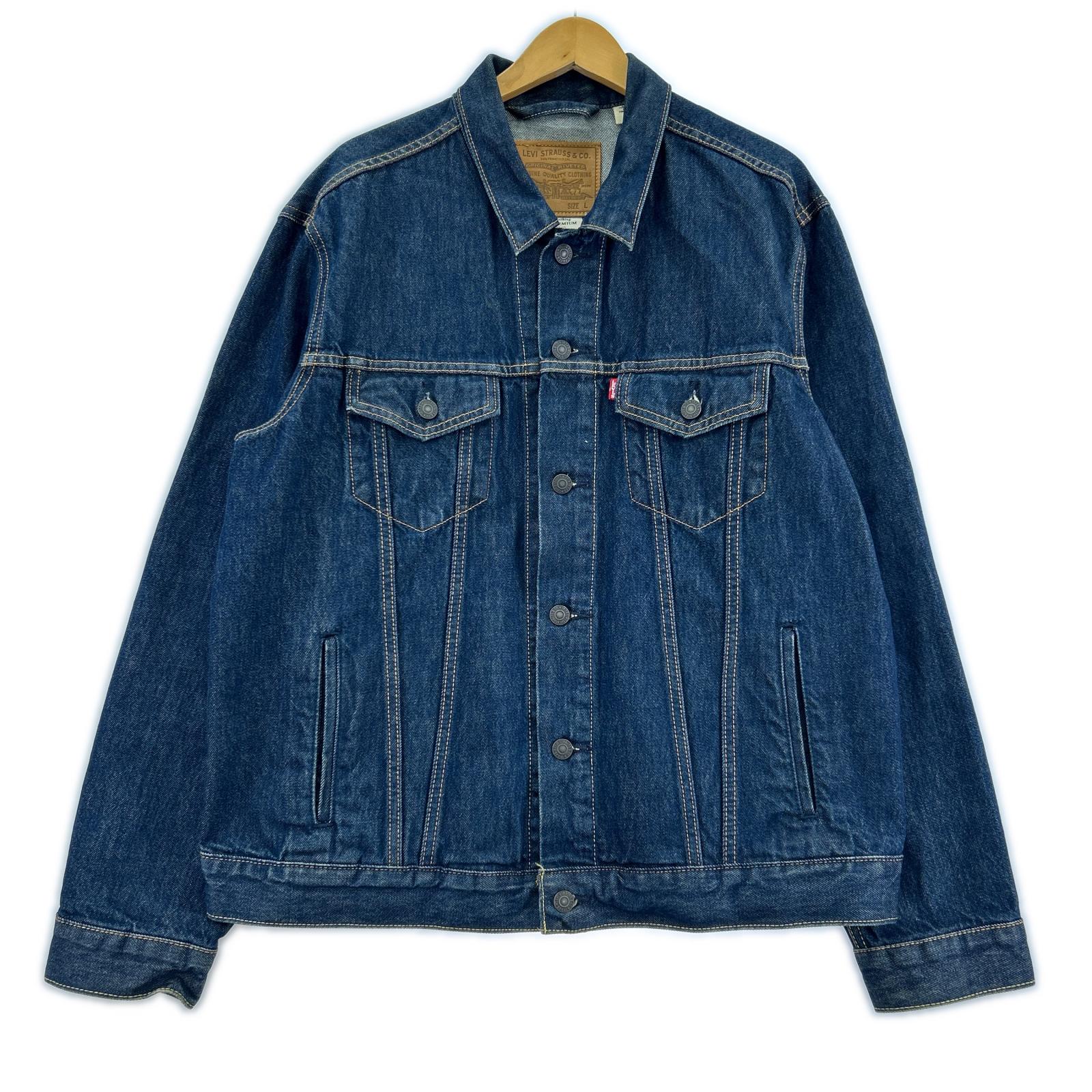 デニムジャケット TRUCKER JACKET ｲﾝﾃﾞｨｺﾞ/PC9-722334-0557 L ネイビー