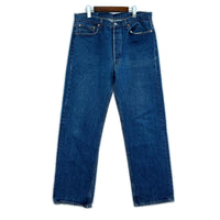 デニムパンツ 90s 501xx USA製 刻印524 デニムパンツ 40 ネイビー