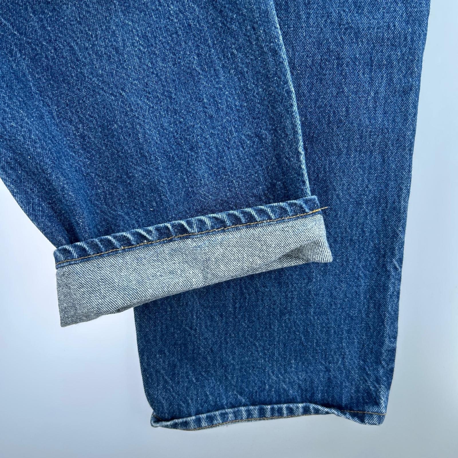 デニムパンツ 90s 501xx USA製 刻印524 デニムパンツ 40 ネイビー