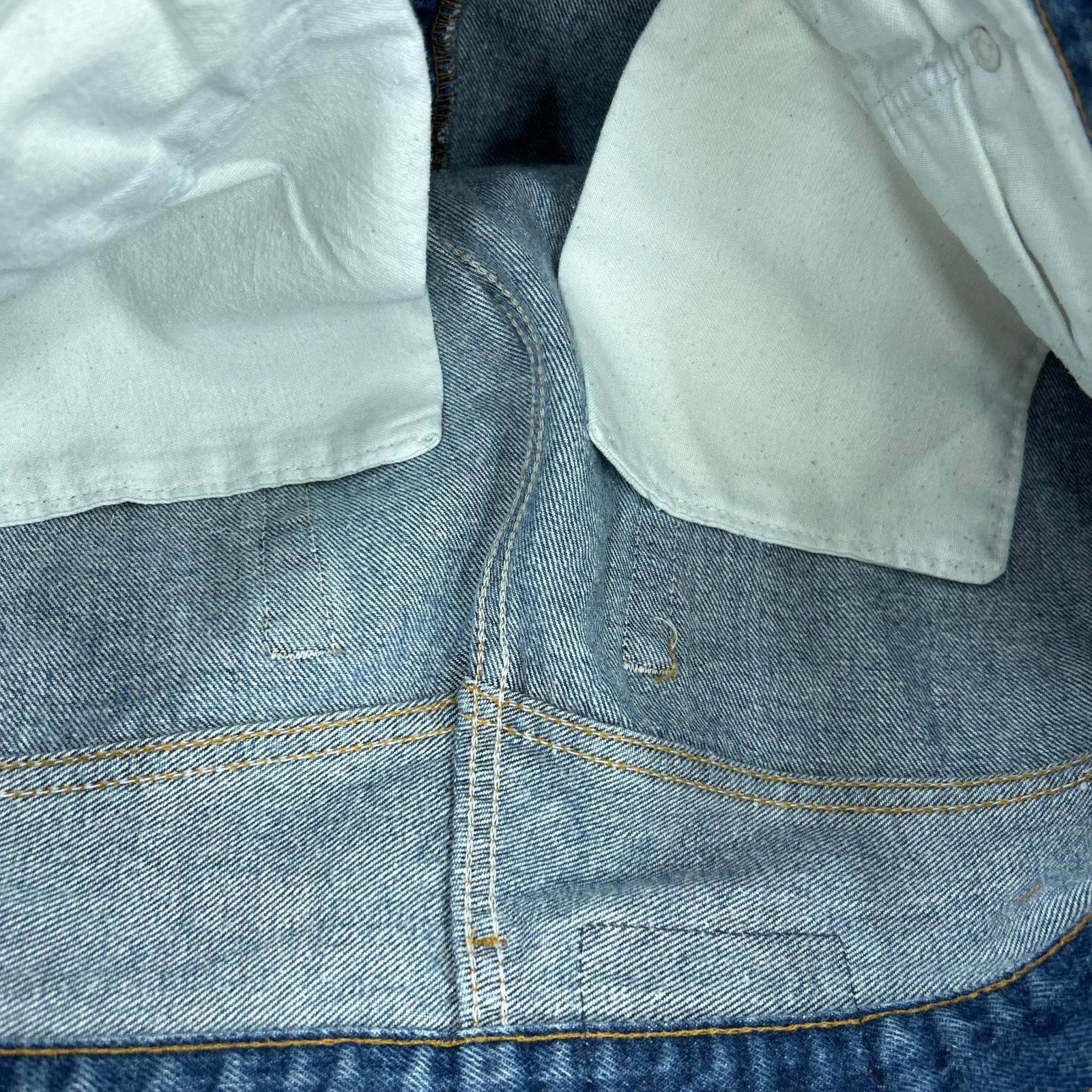 デニムパンツ 90s 501xx USA製 刻印524 デニムパンツ 40 ネイビー