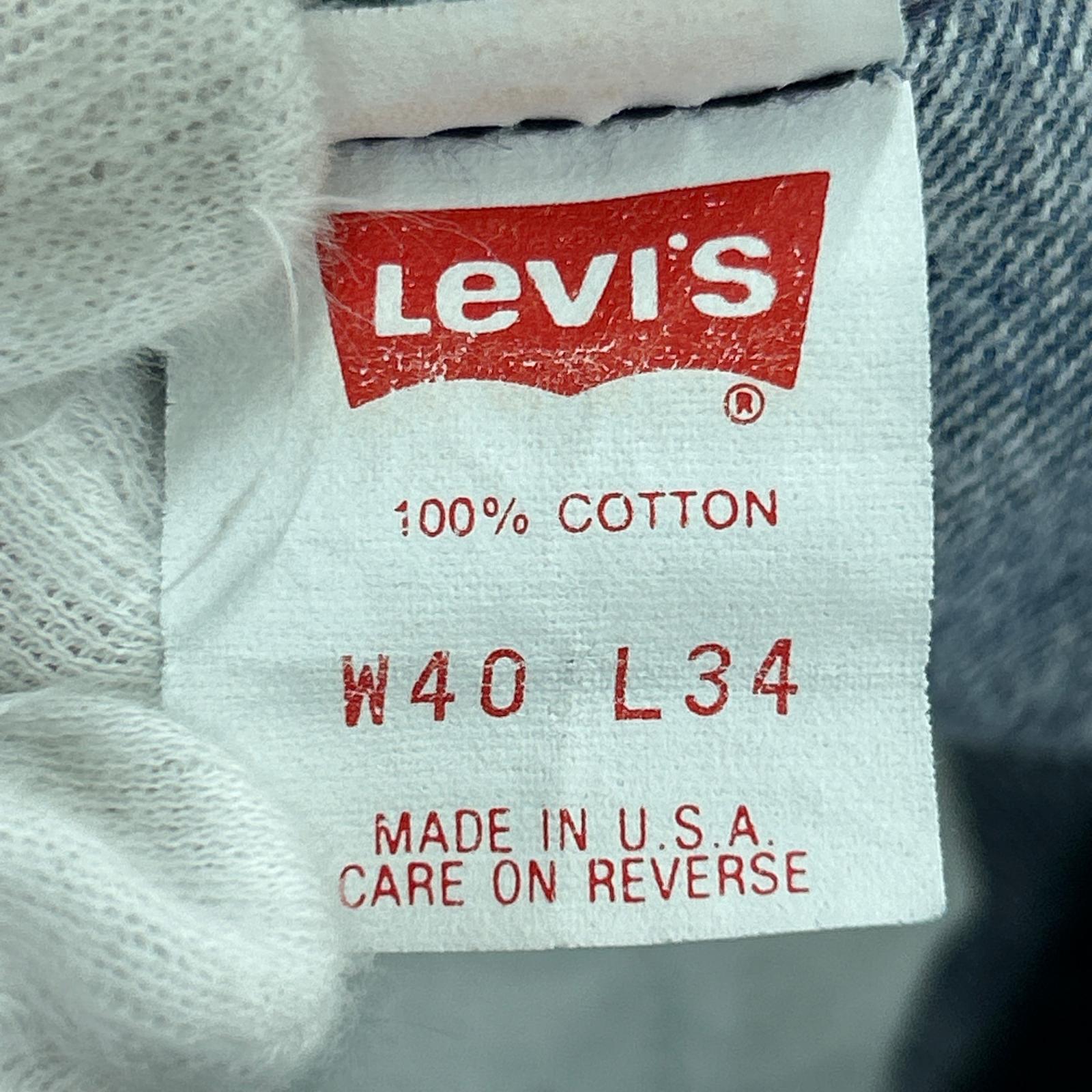 デニムパンツ 90s 501xx USA製 刻印524 デニムパンツ 40 ネイビー