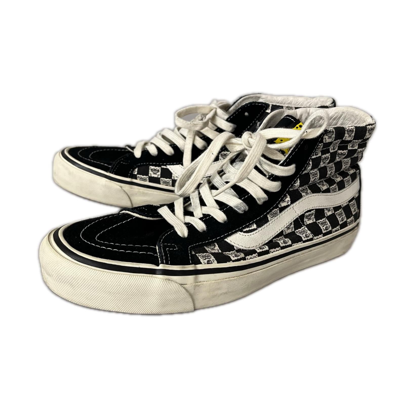 スニーカー ｽﾎﾟﾝｼﾞﾎﾞﾌﾞ Old Skool Hi ﾌﾞﾗｯｸ 27.5cm (US9 1/2 UK9 EU45) ブラック