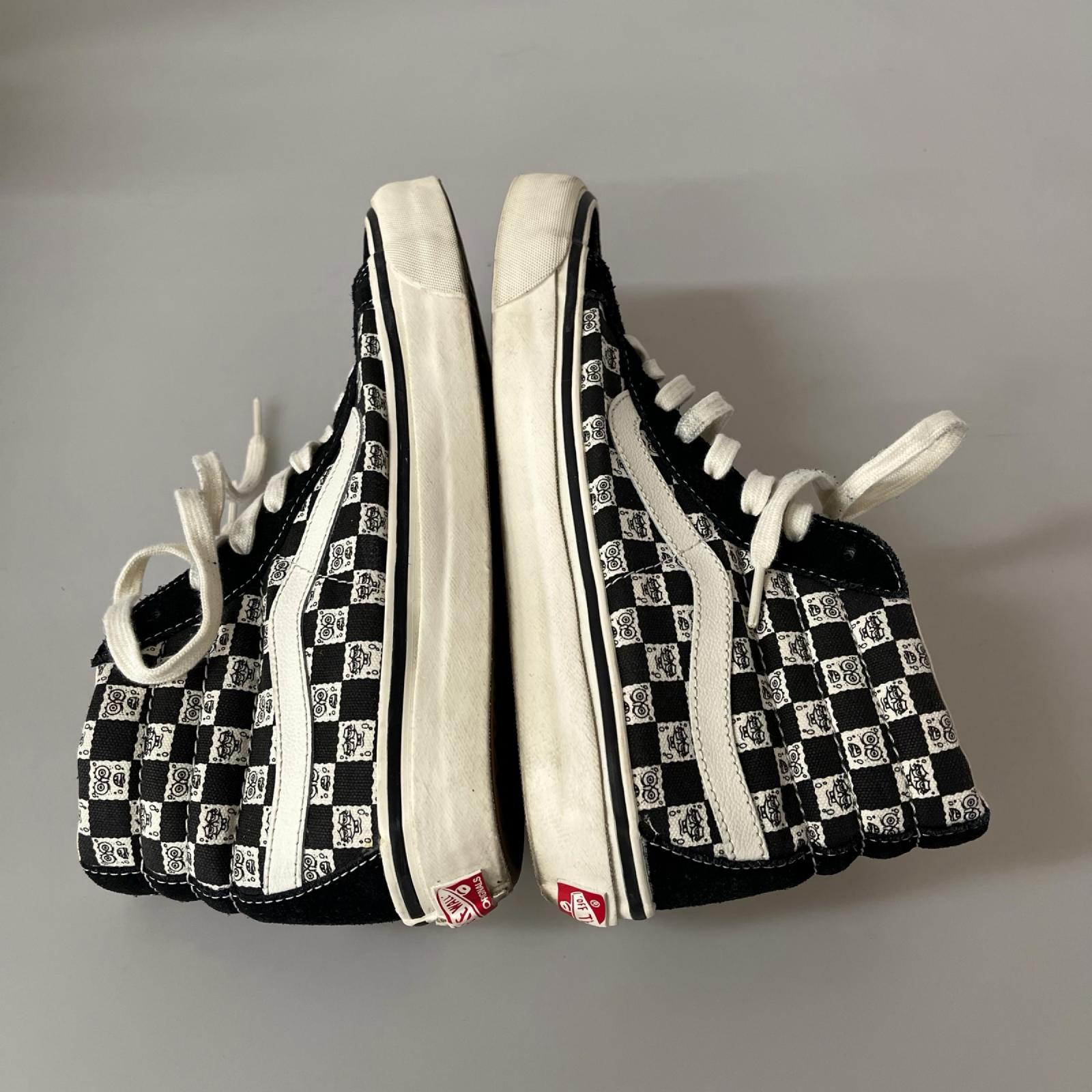 スニーカー ｽﾎﾟﾝｼﾞﾎﾞﾌﾞ Old Skool Hi ﾌﾞﾗｯｸ 27.5cm (US9 1/2 UK9 EU45) ブラック
