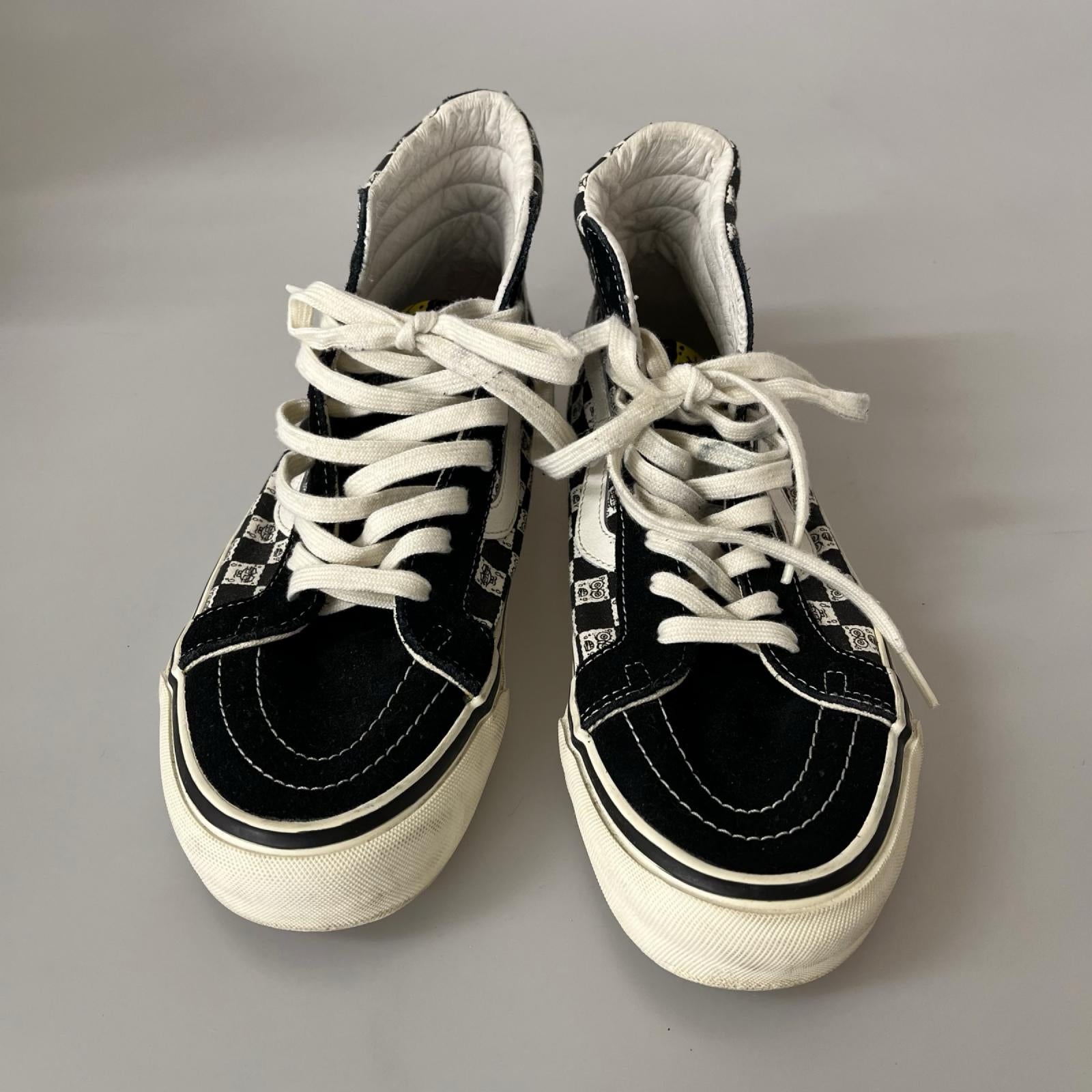 スニーカー ｽﾎﾟﾝｼﾞﾎﾞﾌﾞ Old Skool Hi ﾌﾞﾗｯｸ 27.5cm (US9 1/2 UK9 EU45) ブラック