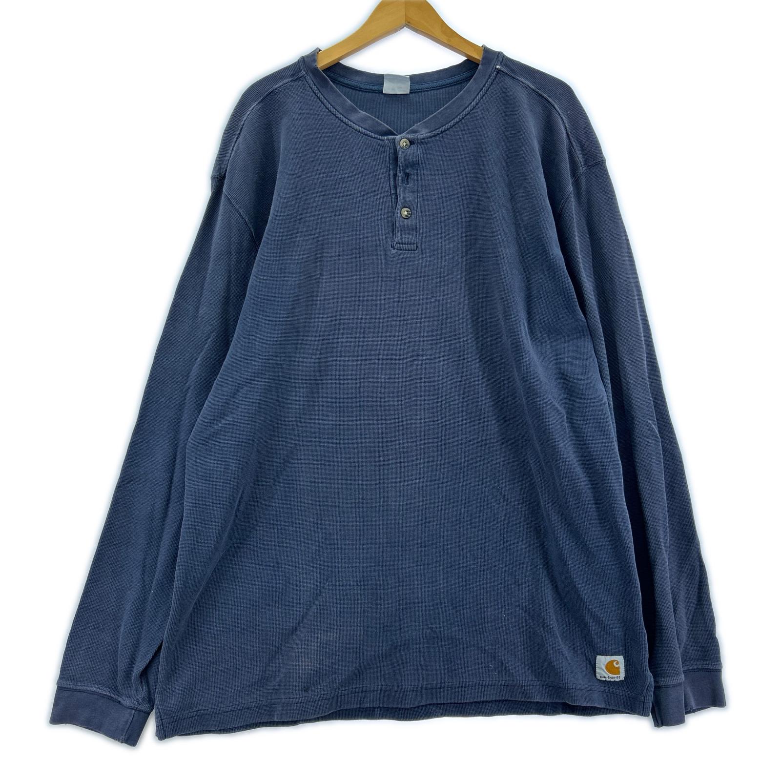 長袖Ｔシャツ ヘンリーネックサーマル ネイビー