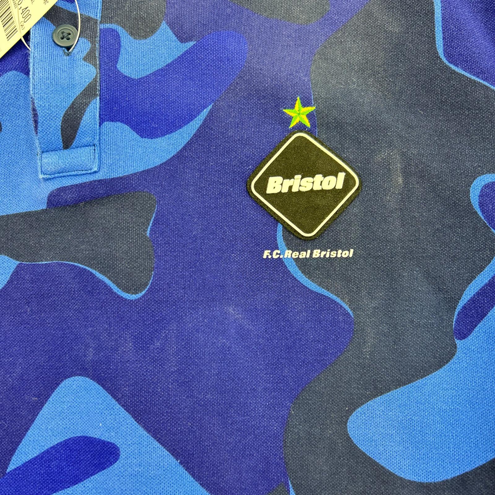 ポロシャツ NIKE カモ柄 S/Sポロ 青 XL