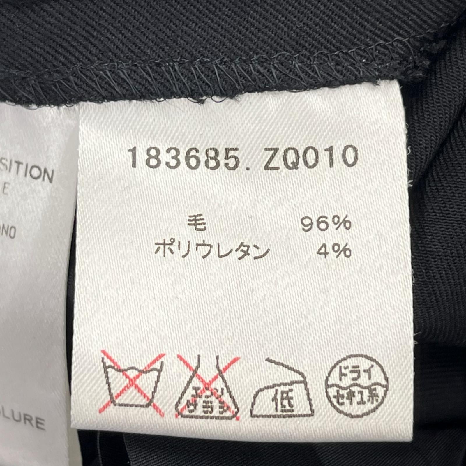 GUCCI ﾛｰﾗｲｽﾞ ｳｰﾙｽﾗｯｸｽ 44 ﾌﾞﾗｯｸ