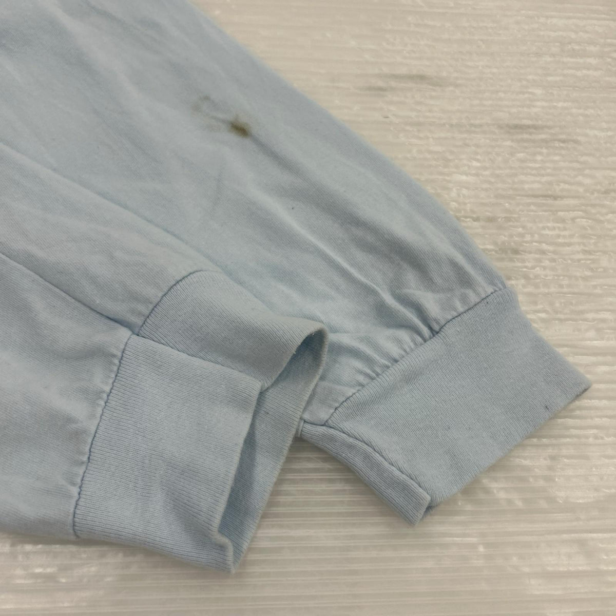 長袖Ｔシャツ GOUACHE ﾊﾞｯｸﾌﾟﾘﾝﾄ ﾗｲﾄﾌﾞﾙｰ L L