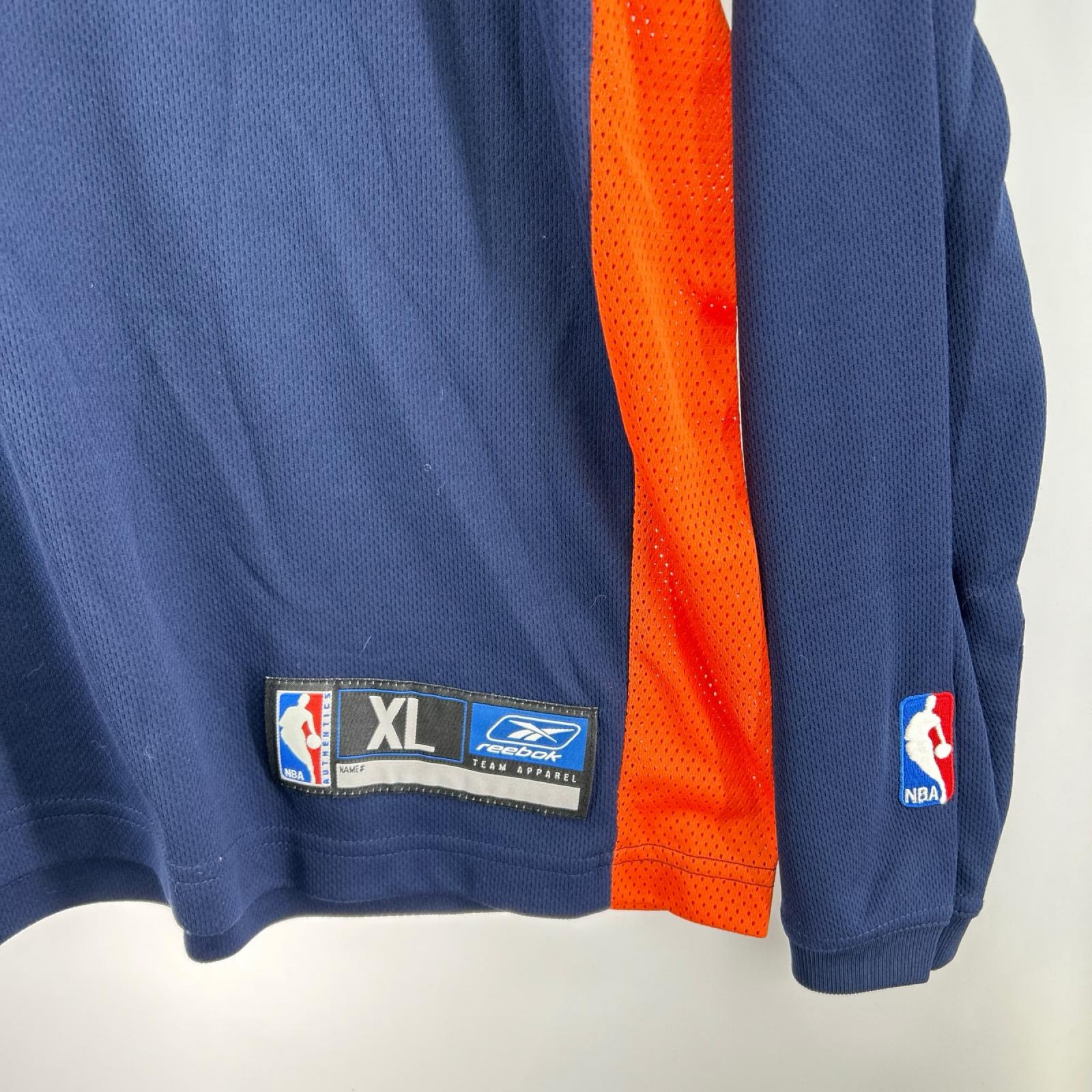 長袖Ｔシャツ WARRIORS ネイビー×オレンジ　XL ネイビー