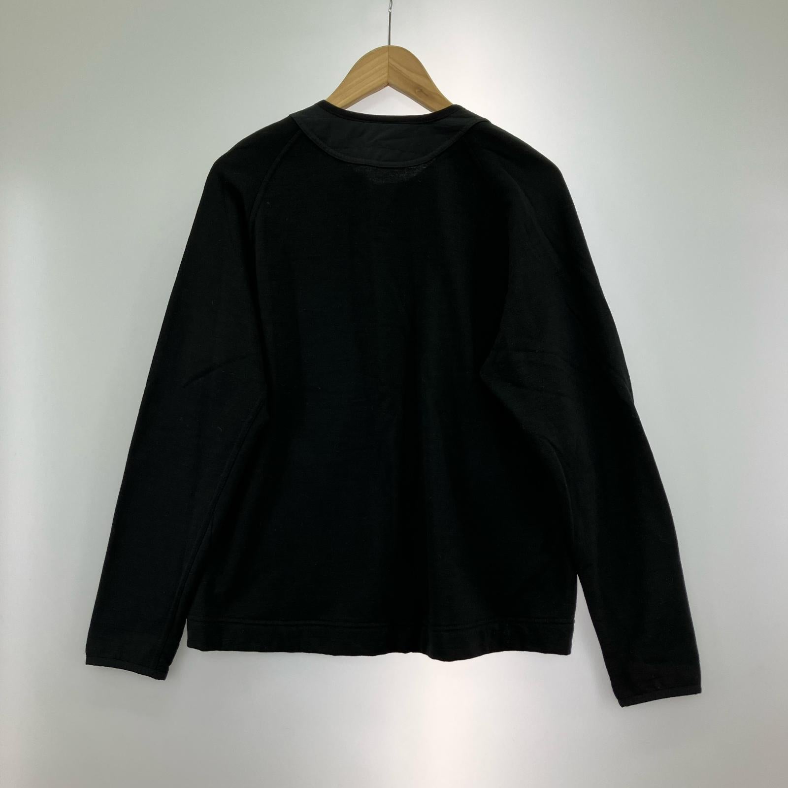 長袖Ｔシャツ メリノ マウンテン スポーツ カーディガン 黒 (XS) IB0A575A ブラック