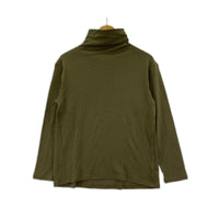 長袖Ｔシャツ ﾒﾘﾉｳｰﾙﾊｲﾈｯｸTEE (XS) カーキ