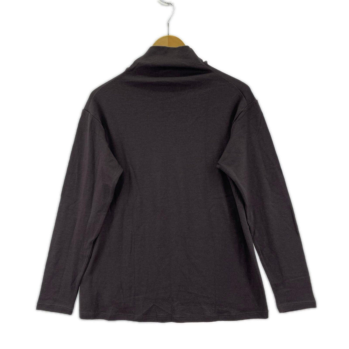 長袖Ｔシャツ ﾒﾘﾉｳｰﾙﾊｲﾈｯｸTEE (XS) ブラウン