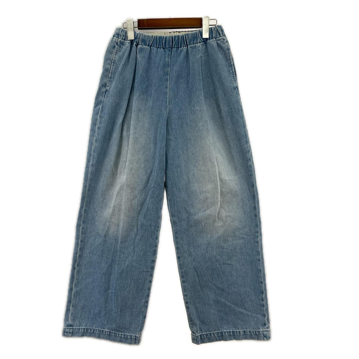 デニムパンツ ﾌｪｰﾄﾞﾜｲﾄﾞﾃﾞﾆﾑﾊﾟﾝﾂ GA46-24M001 ブルー