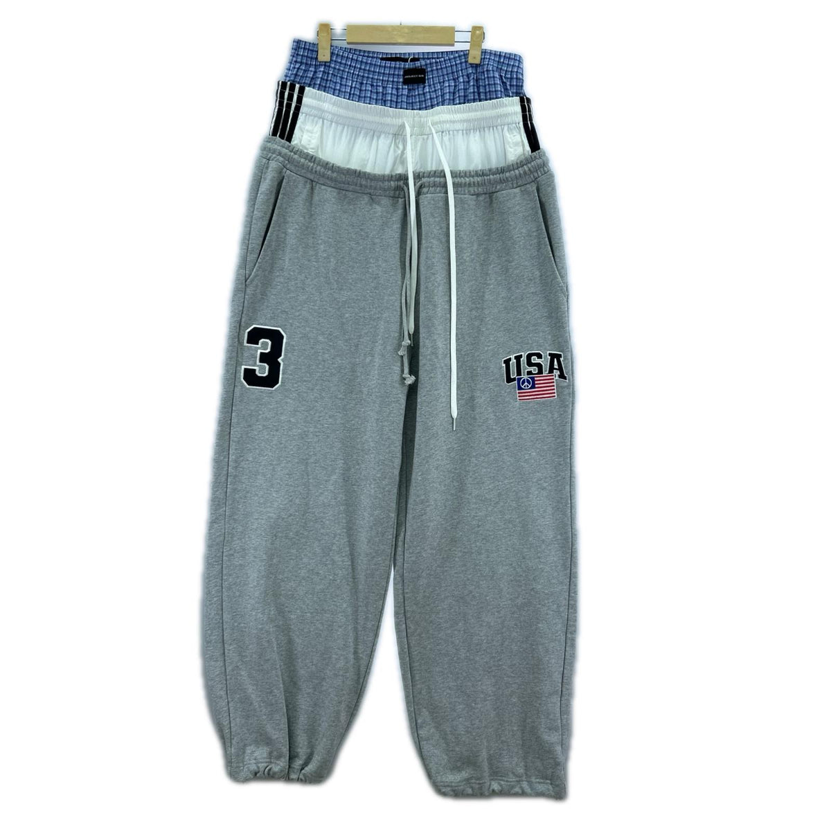 パンツ PROJECT G/R 3 LAYERED SWEAT PANTS グレー 2 2 グレー