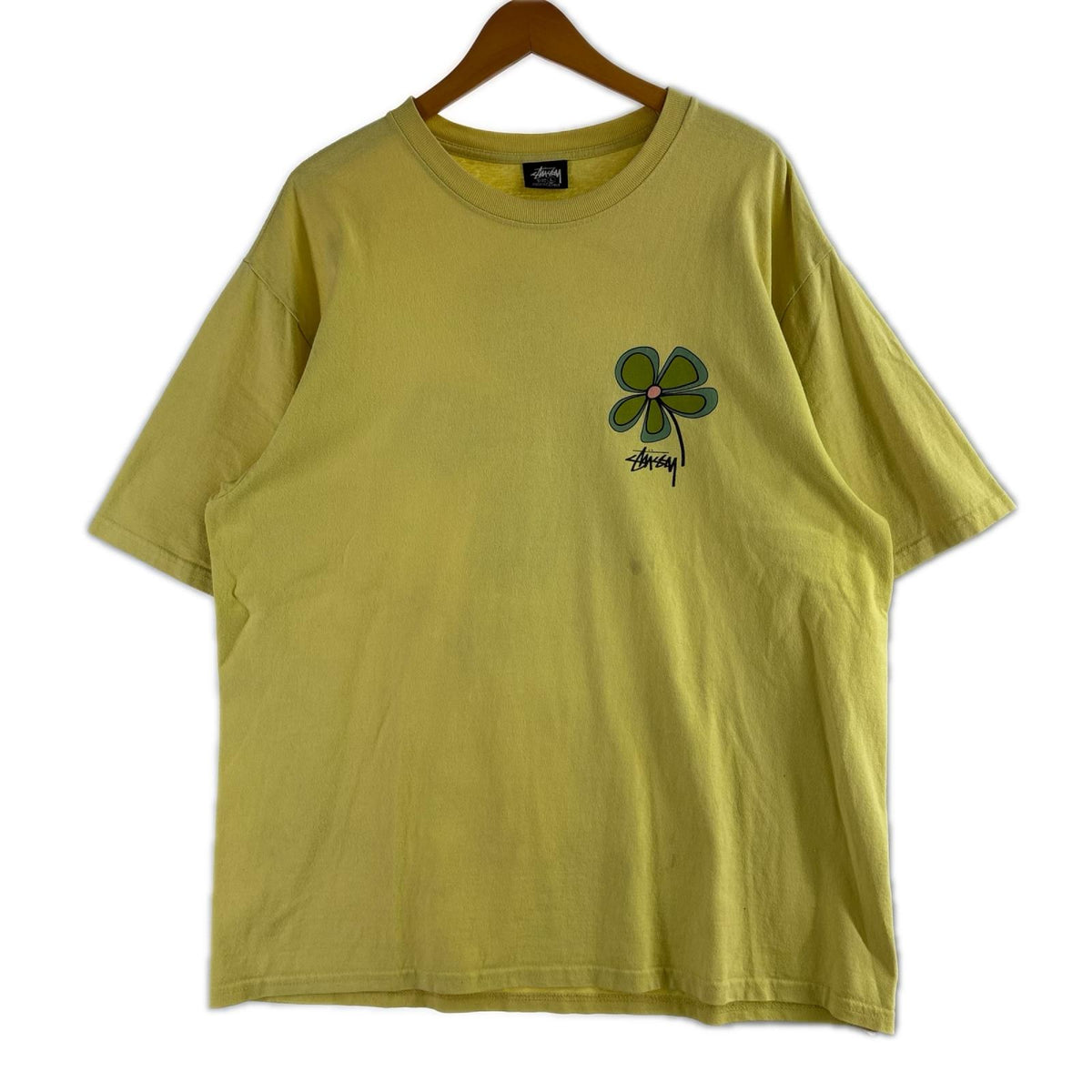 半袖Ｔシャツ ﾌﾗﾜｰ Tee 黄色 L L イエロー