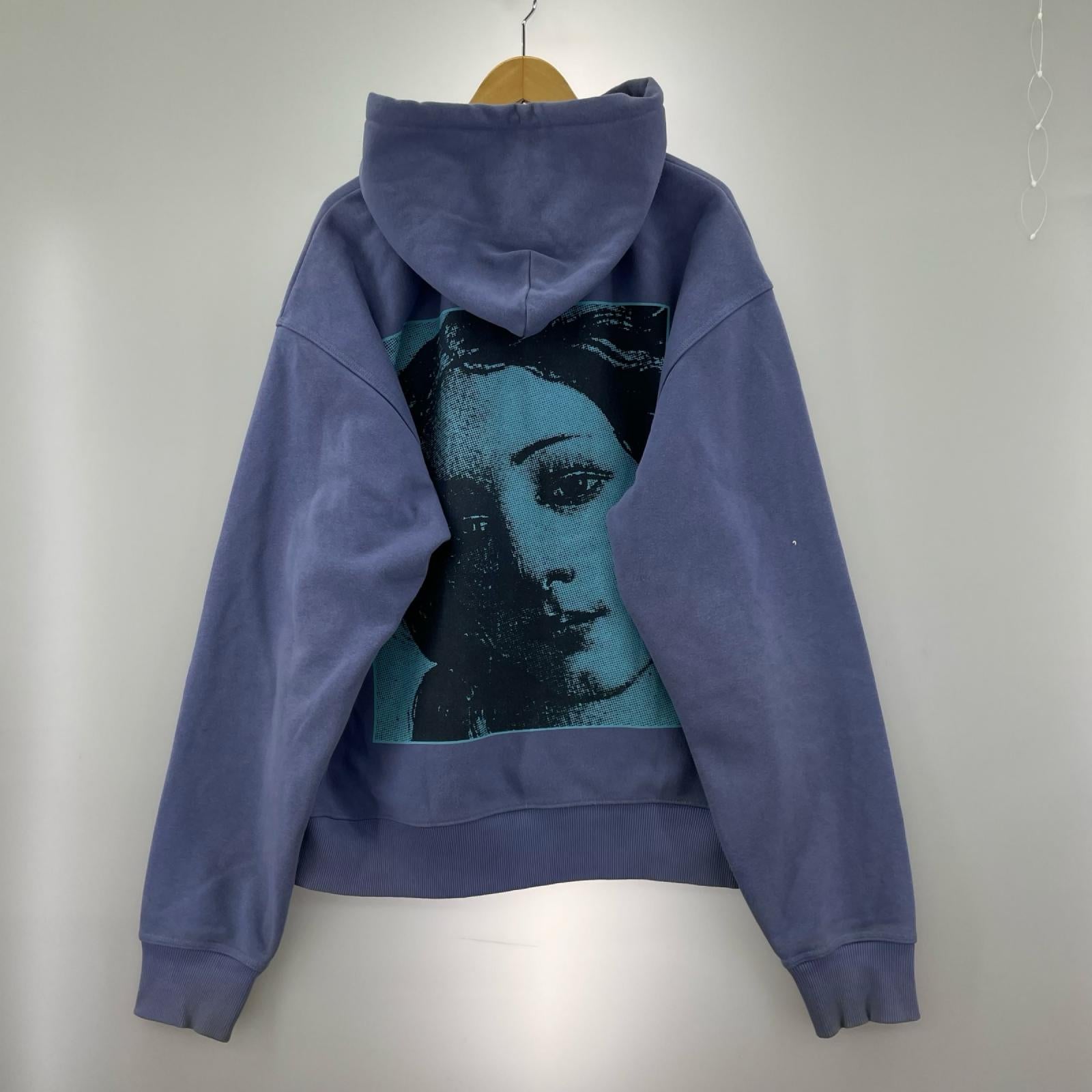 パーカー STUSSY Venus フロントロゴジップパーカー ブルー