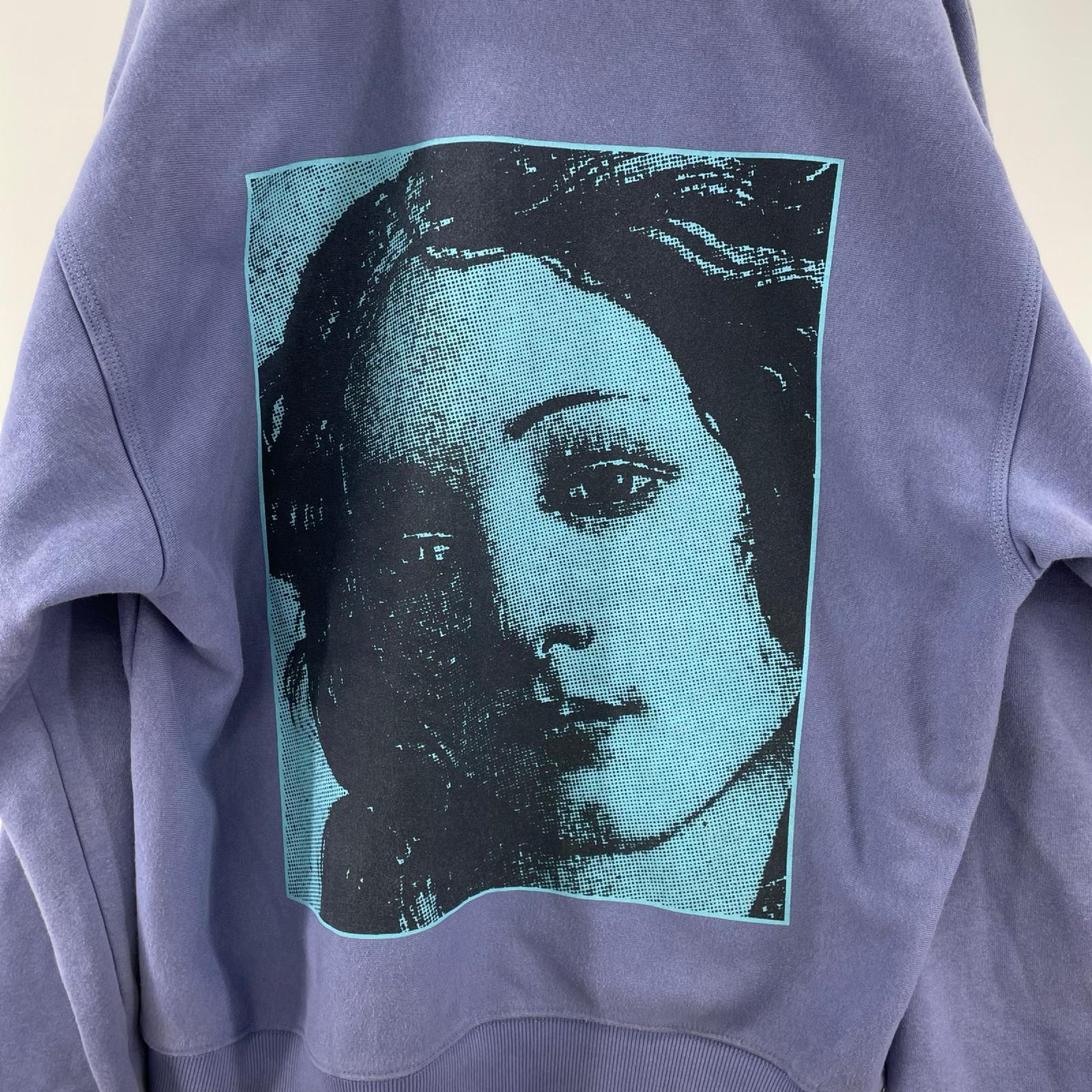 パーカー STUSSY Venus フロントロゴジップパーカー ブルー