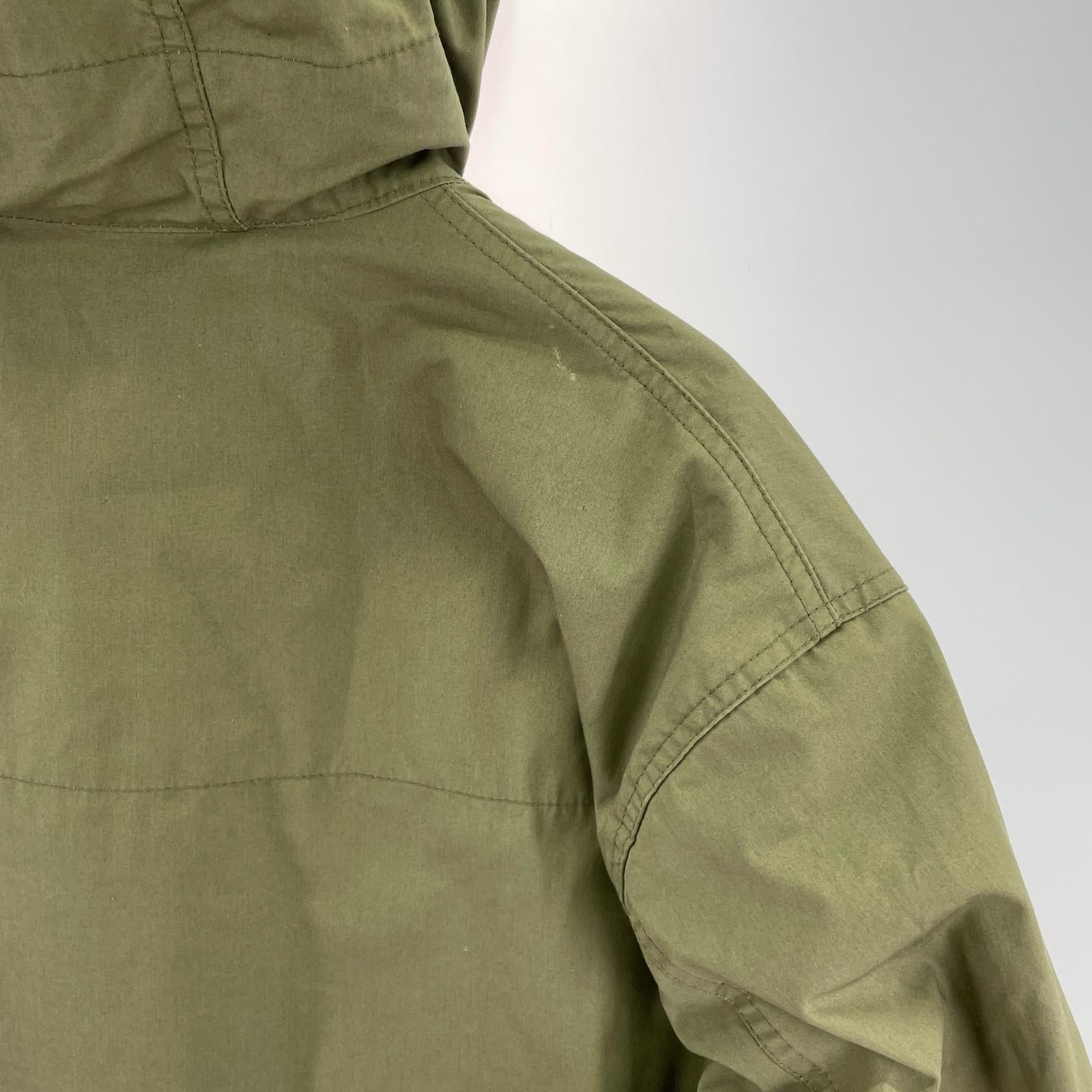 ジャケット COMME des GARCONS HOMME 綿エステル 高密度ウェザー製品加工アノラックパーカー M