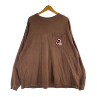 長袖Ｔシャツ ﾊﾟｲﾙ ｻｰｸﾙﾌﾟﾘﾝﾄ ﾎﾟｹｯﾄ LS TEE 茶 L ブラウン