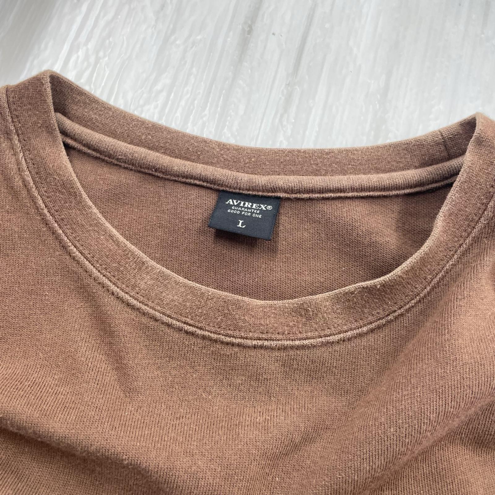 長袖Ｔシャツ ﾊﾟｲﾙ ｻｰｸﾙﾌﾟﾘﾝﾄ ﾎﾟｹｯﾄ LS TEE 茶 L ブラウン