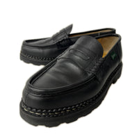 シューズ Paraboot REIMS/MARCHE ランス コインローファー 6.5 ブラック ブラック