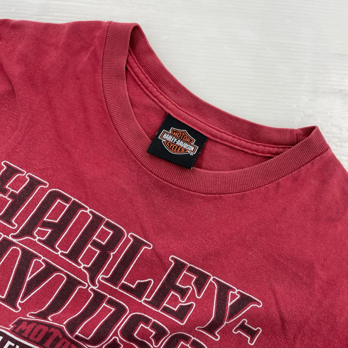 半袖Ｔシャツ Harley-Davidson BIKETOWN S/STEE 赤 (L) L レッド