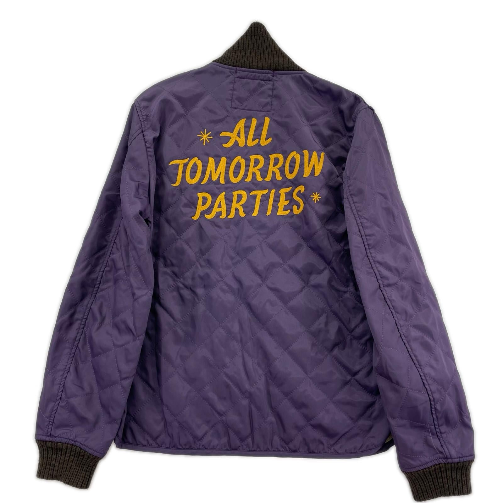 ジャケット HYSTERIC GLAMOUR EMBROIDERED QUILTED JACKET 紫 (M) M パープル