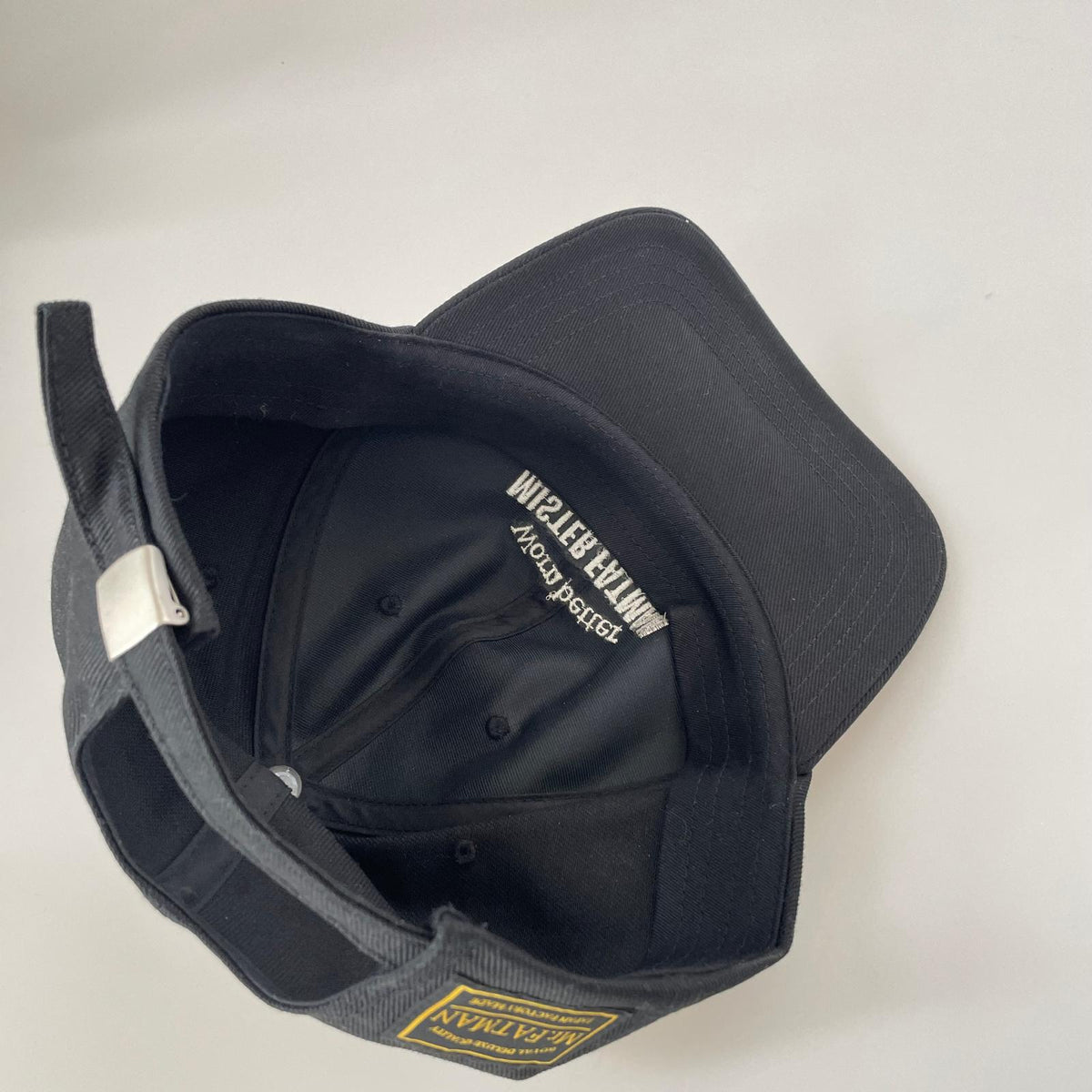 キャップ MISTER FATMAN CLASSIC EMB CAP ブラック