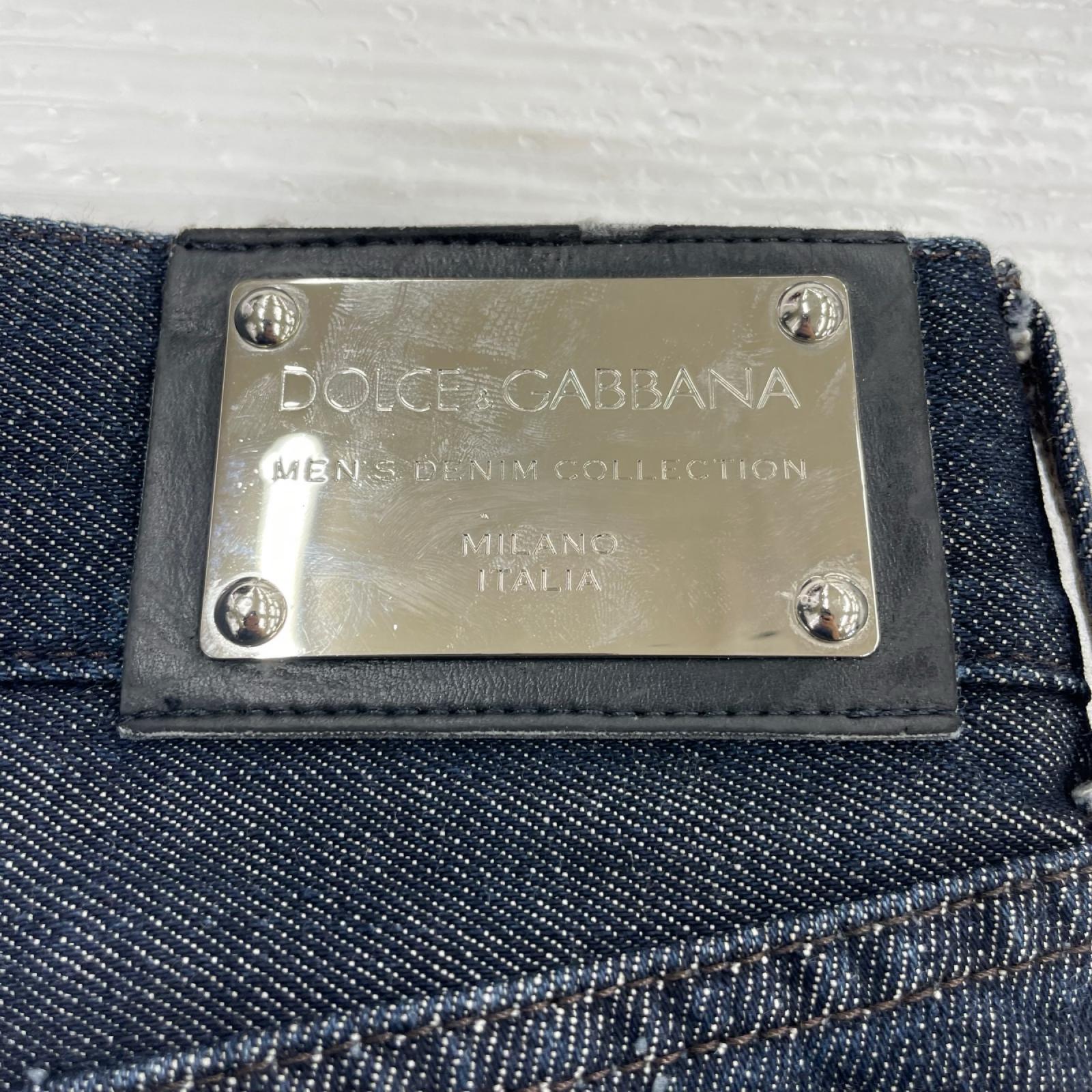 デニムパンツ DOLCE＆GABBANA 14CLASSIC ロゴプレートデニムパンツ (44) 44