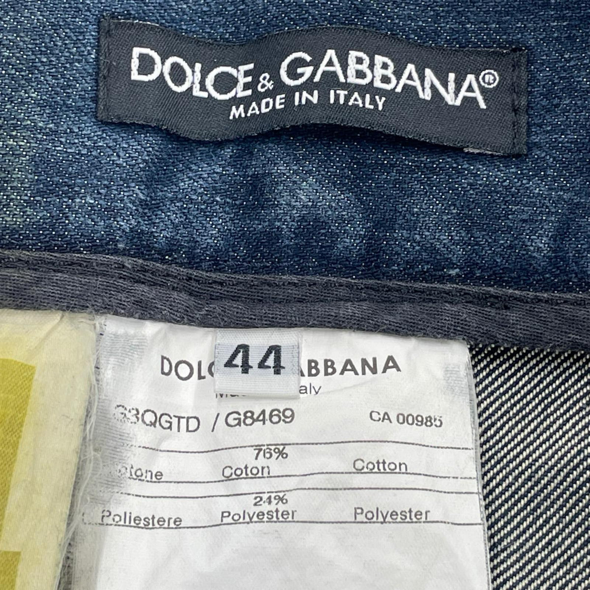 デニムパンツ DOLCE＆GABBANA 14GOLD デニムパンツ 44 ネイビー