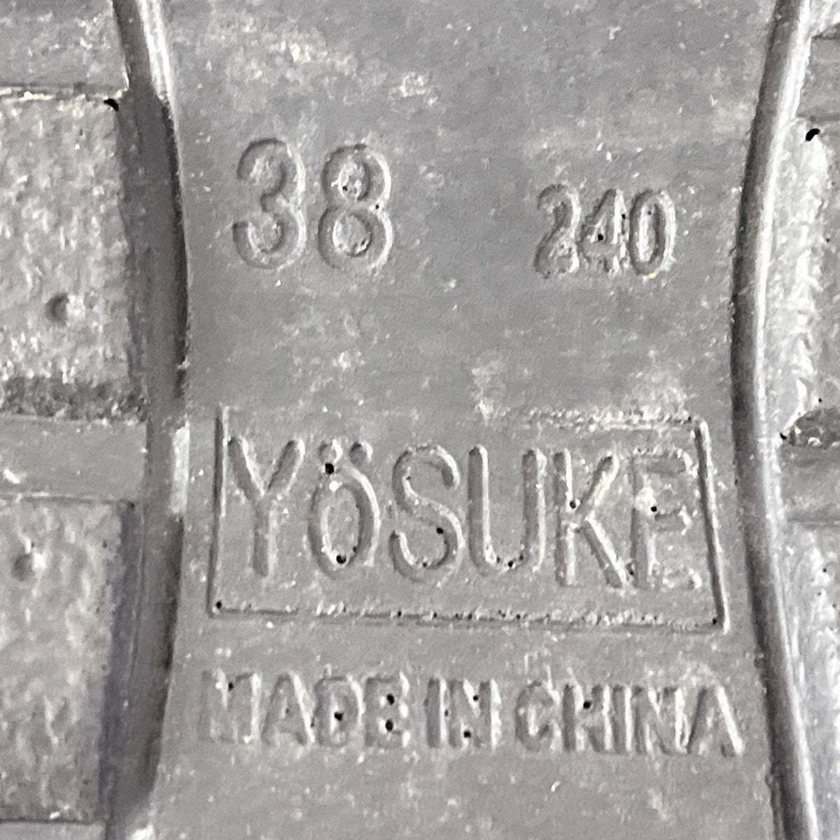 ブーツ YOSUKE 厚底ブーツ (24) 24cm (US6 UK5 1/2 EU38) ブラック