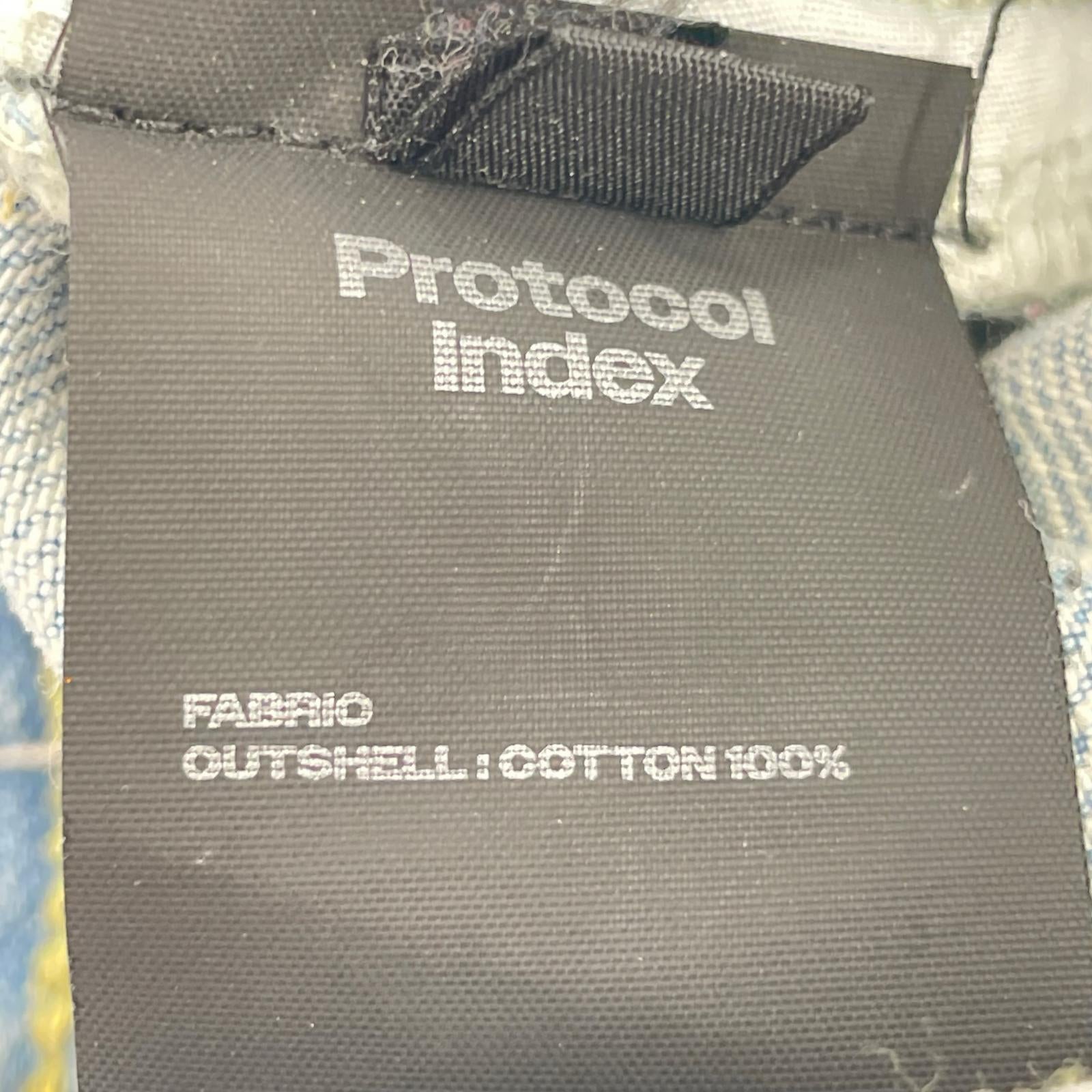 ショートパンツ Protocol index ダメージ加工 デニムショーツ 1 ブルー 1 ブルー