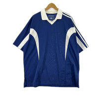 長袖Ｔシャツ × Y-3 ｻｯｶｰｼｬﾂ ﾌﾞﾙｰ Ｌ L ブルー