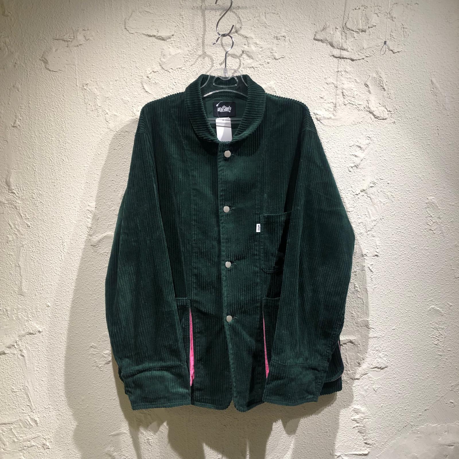 ジャケット yanggao コーデュロイカバーオール グリーン