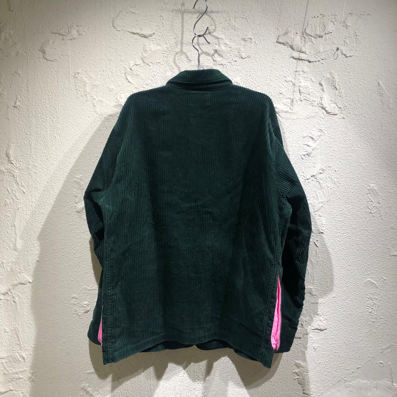 ジャケット yanggao コーデュロイカバーオール グリーン