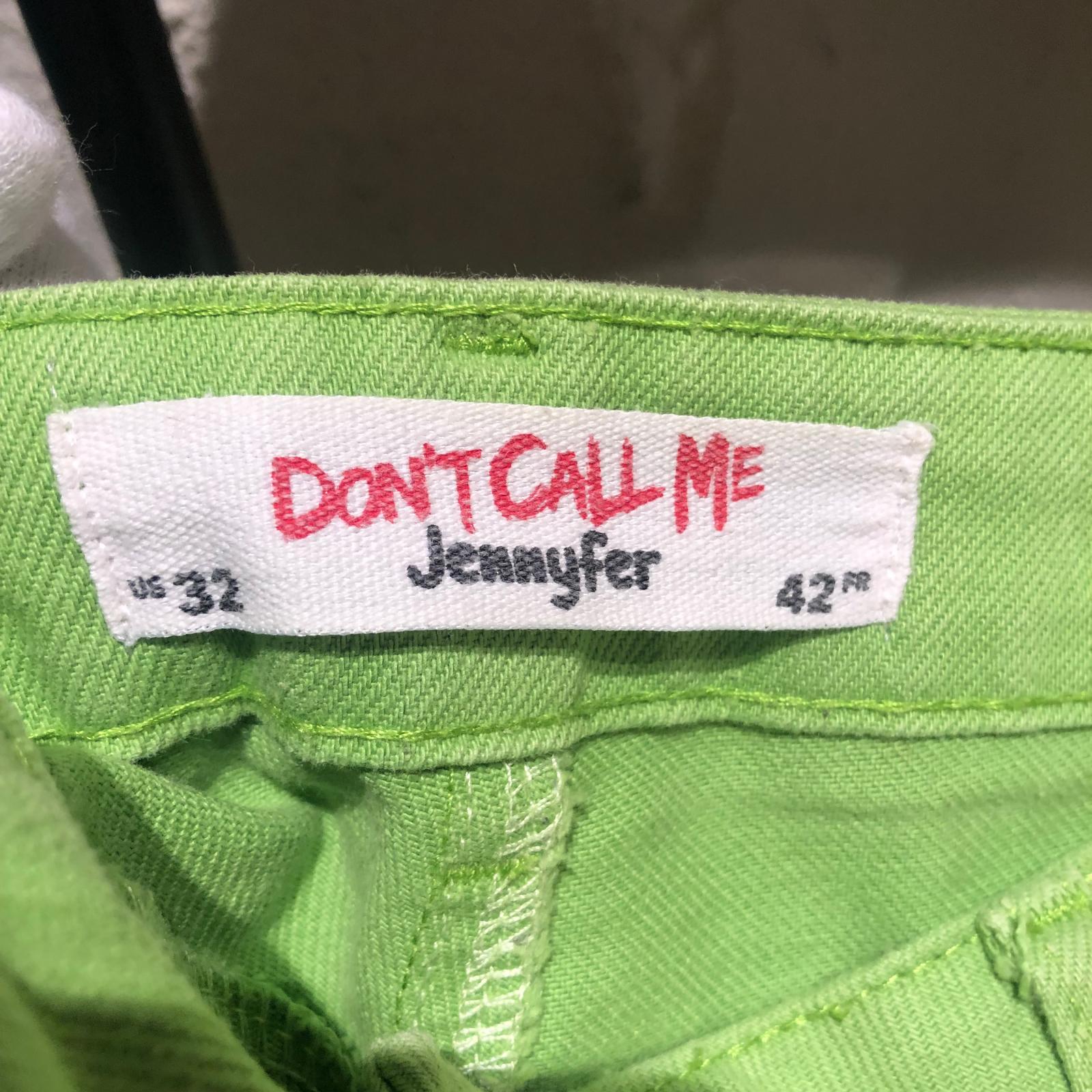 デニムパンツ don't call me 切り替えパターンデニムパンツ