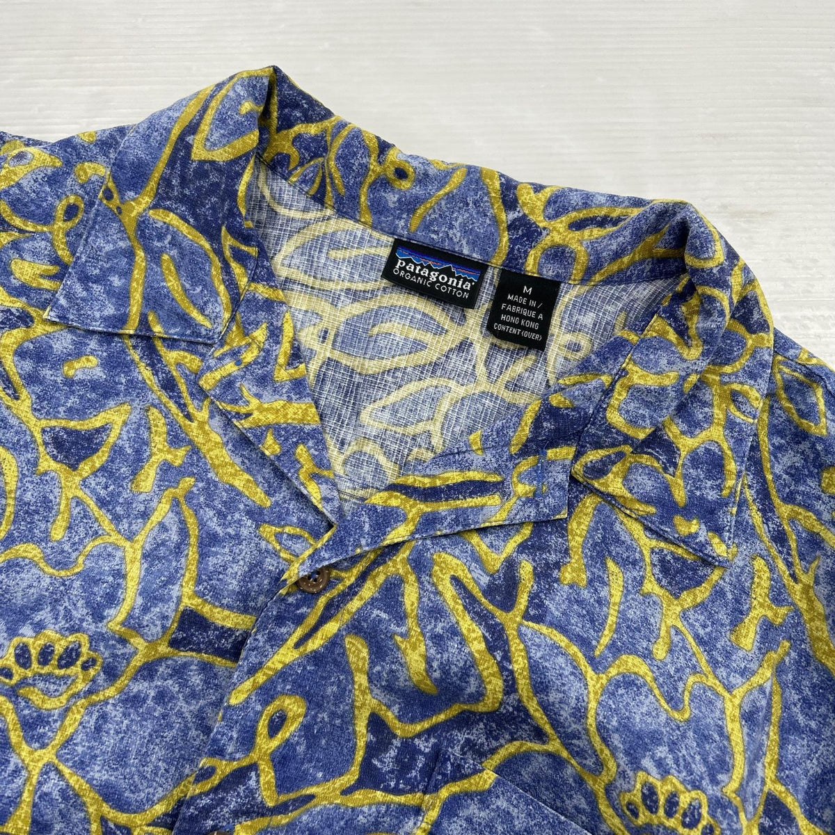 半袖シャツ 香港製 ハイビスカス アロハシャツ (M) M