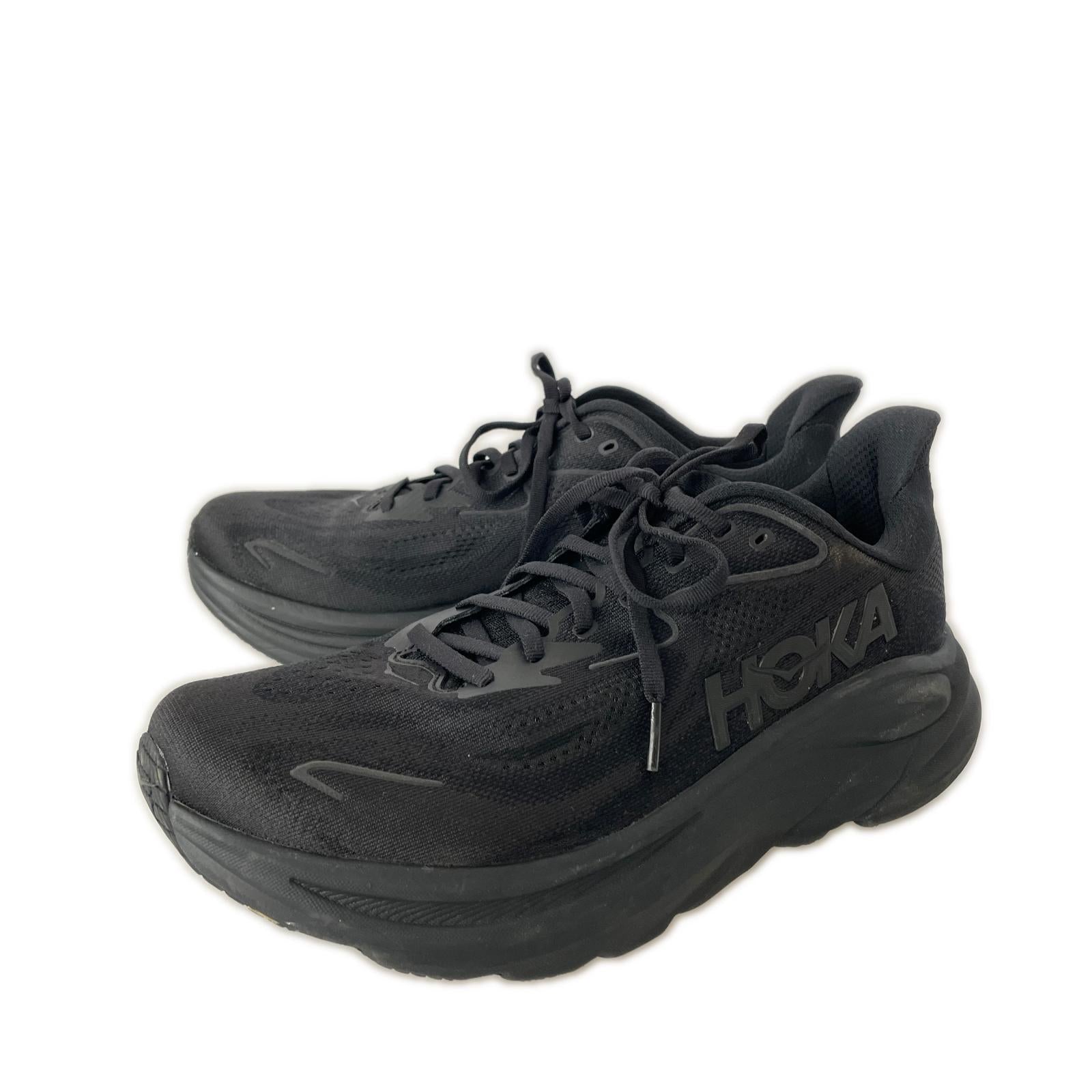 スニーカー hoka clifton 10 black 28cm (US10 UK9 1/2 EU46) ブラック