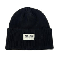 ニットキャップ USA製 ACE HOTEL ブラック ブラック