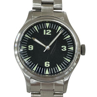 腕時計 ZENO WATCH ｸｫｰﾂ ｱﾅﾛｸﾞ W.W.W ﾐﾘﾀﾘｰ 黒 腕時計