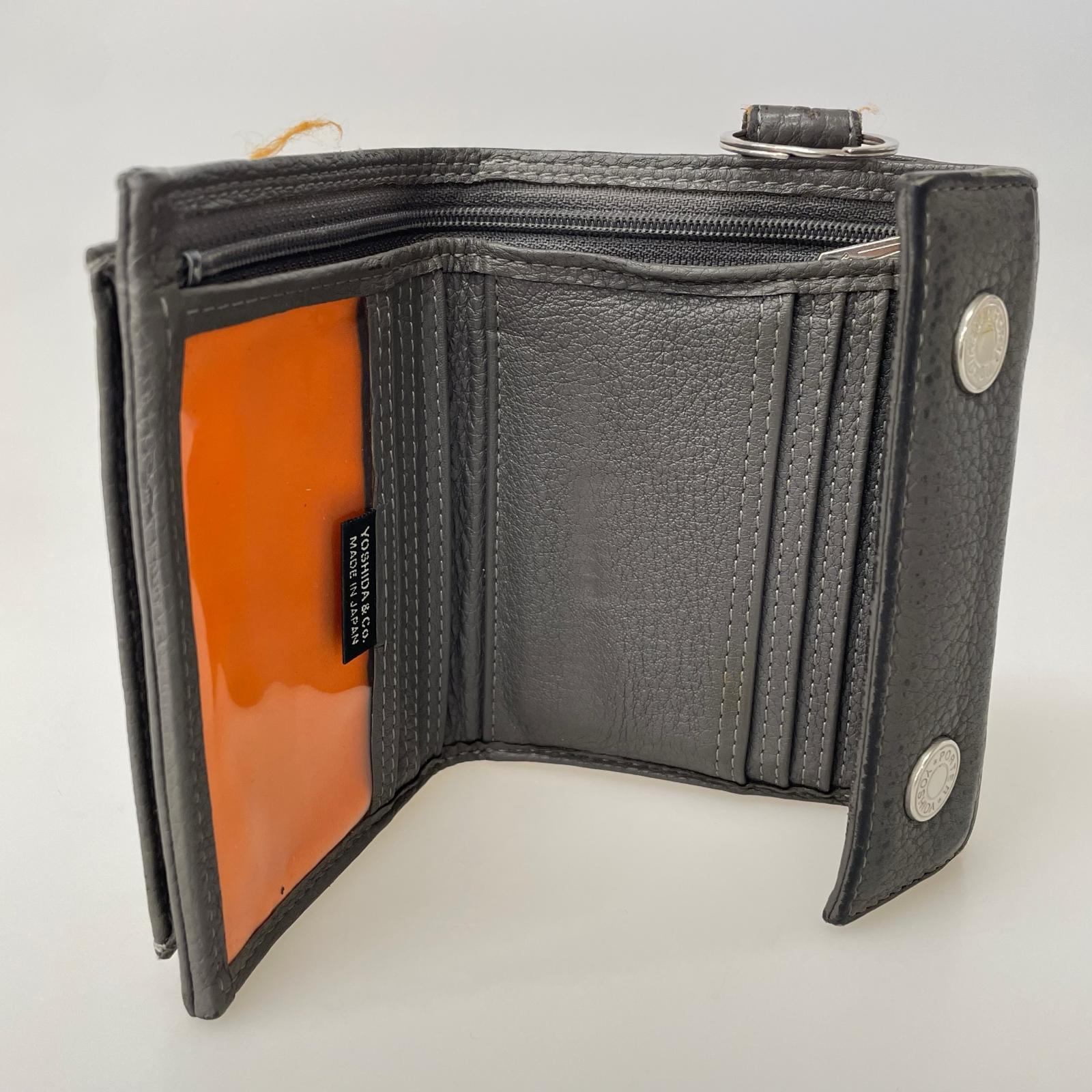 コンパクトウォレット SHRINK POCKET PURSE グレー