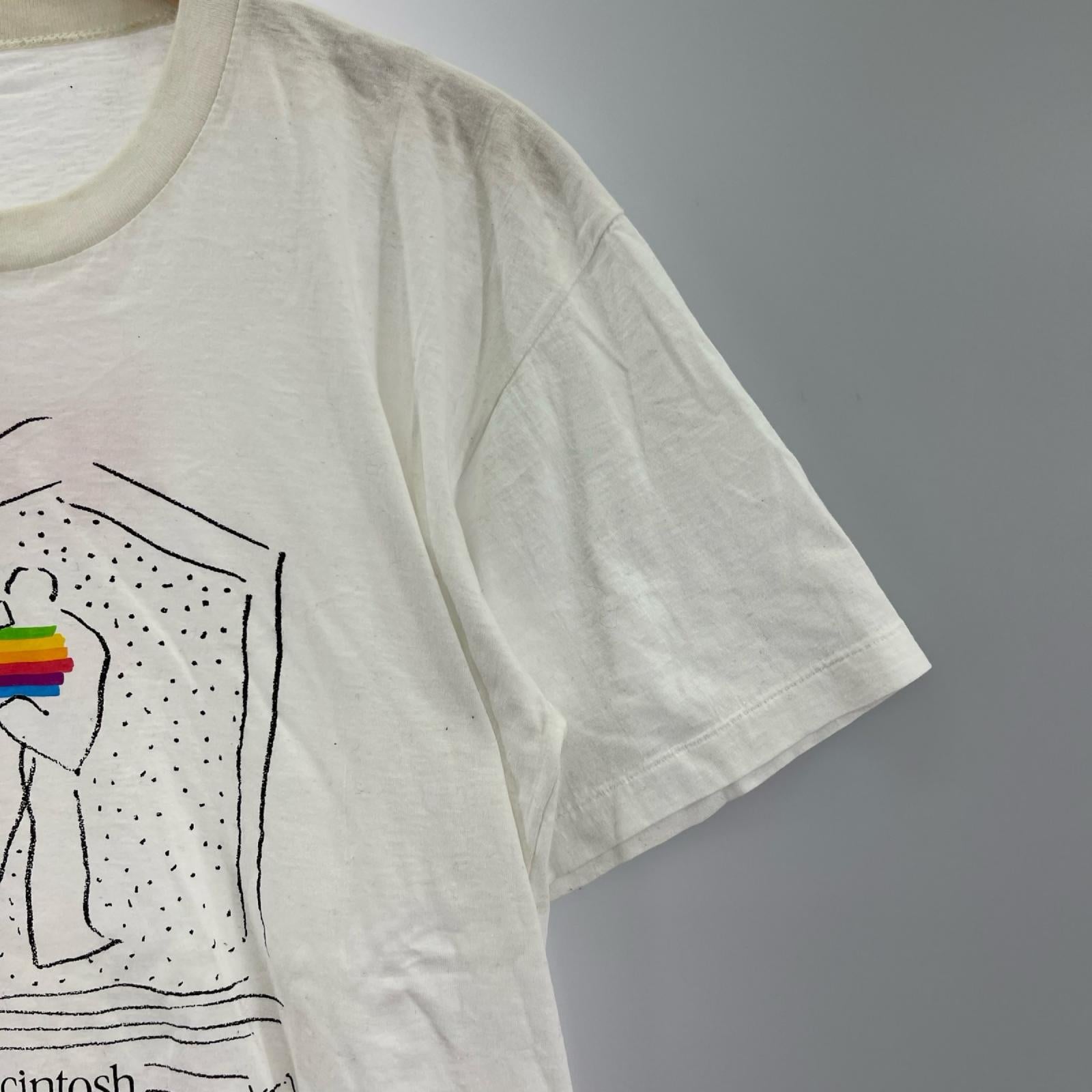 半袖Ｔシャツ 90s Apple Macintosh 白 ホワイト