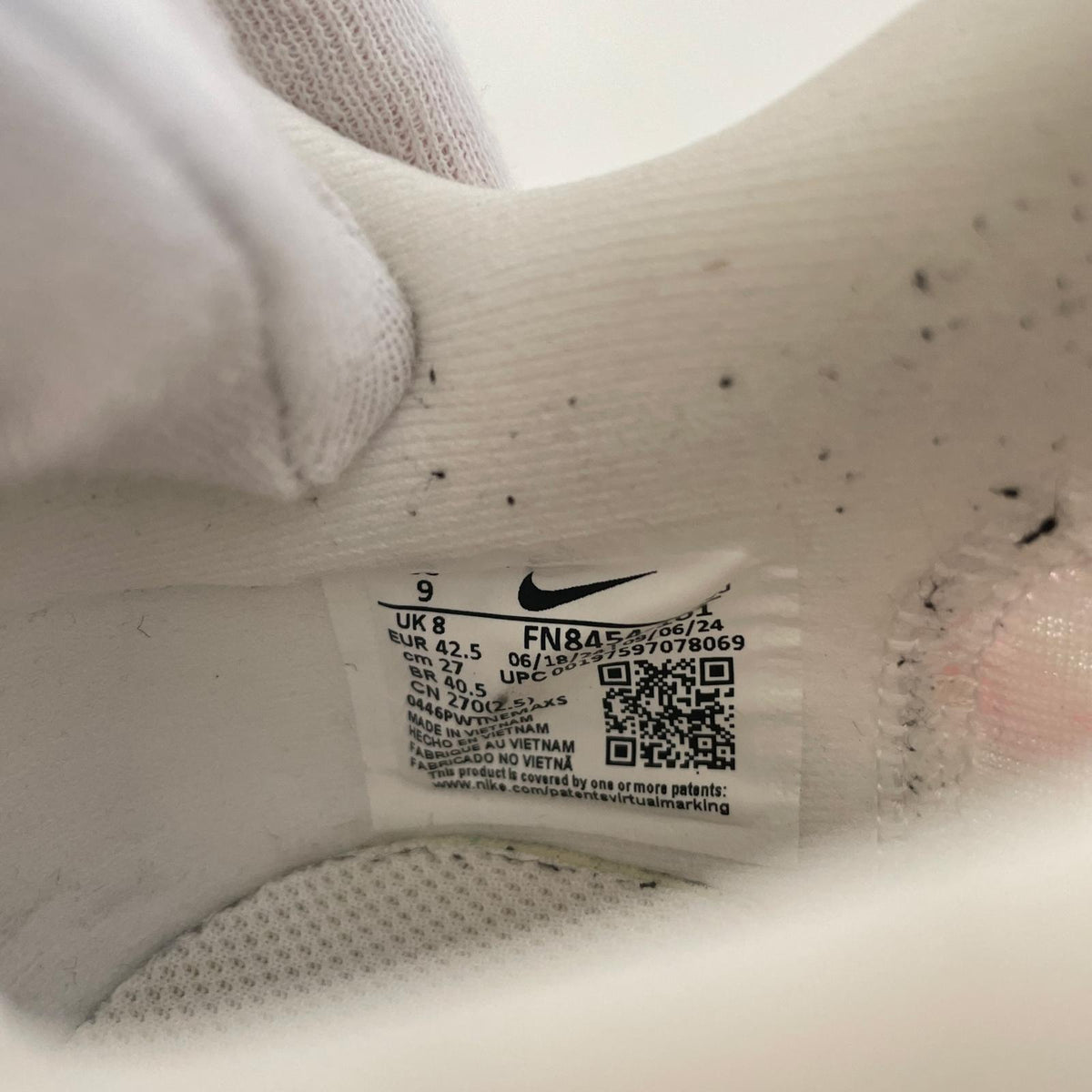 スニーカー ZOOM FLY 6 白 27cm 27cm (US9 UK8 1/2 EU44) ホワイト