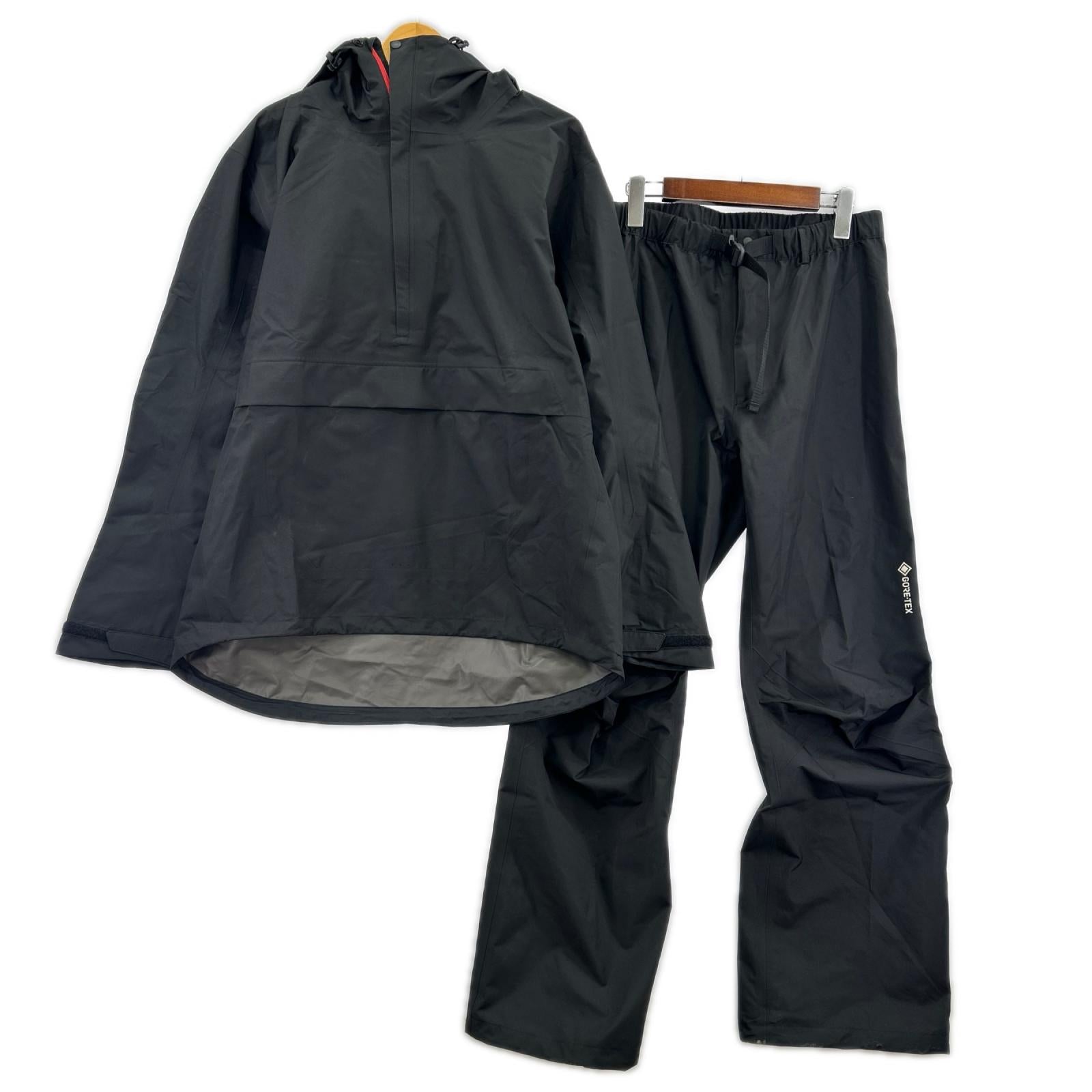 セットアップ MAEGAKI GORE-TEX レインウェア LL ブラック