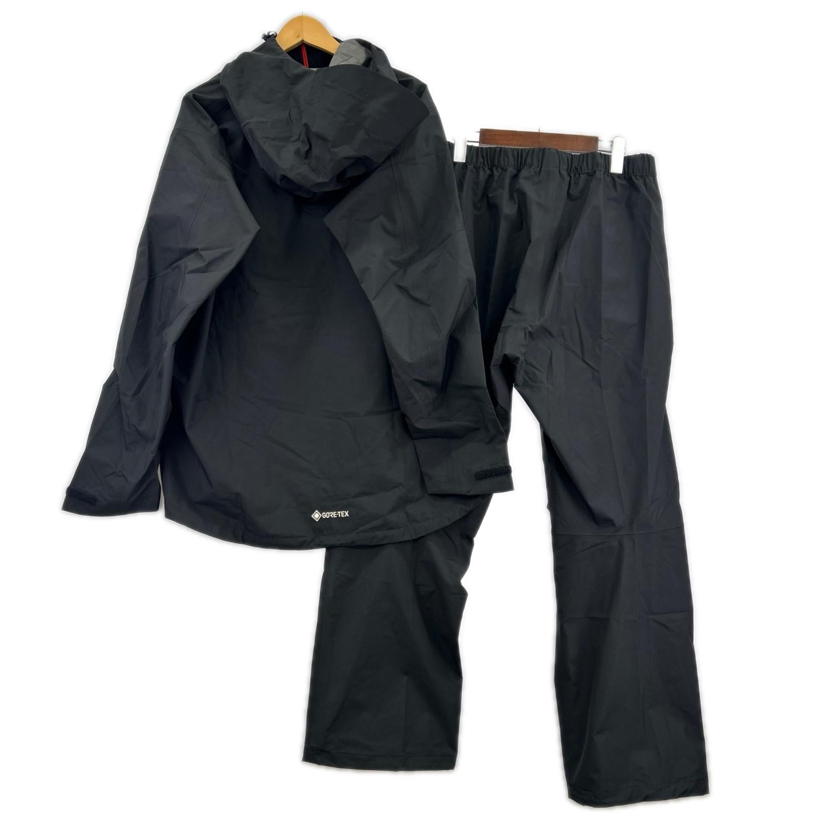 セットアップ MAEGAKI GORE-TEX レインウェア LL ブラック