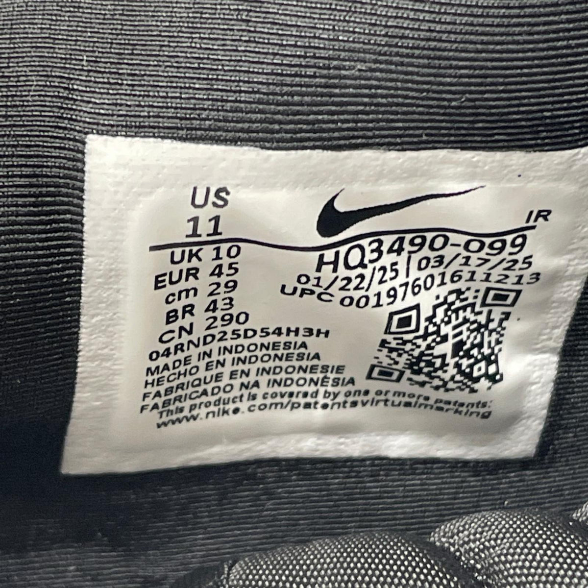 スニーカー Cortez SE Tiempo 29cm (US11 UK10 1/2 EU48) シルバー